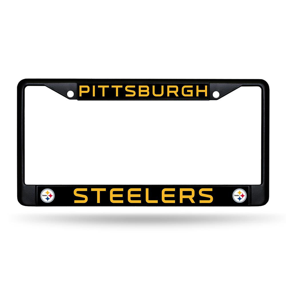 Pittsburgh Steelers NFL Black License Plate Frame