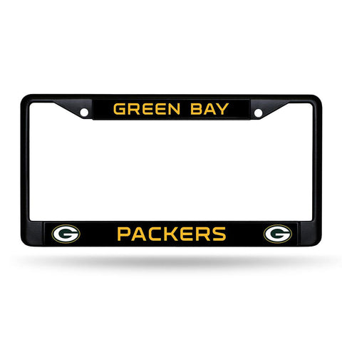 Green Bay Packers NFL Black License Plate Frame
