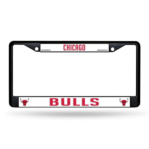 Chicago Bulls Nba Black License Plate Frame