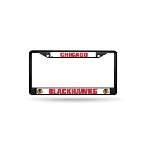 Chicago Blackhawks Nhl Black License Plate Frame