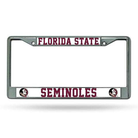 Florida State Seminoles Ncaa Chrome License Plate Frame