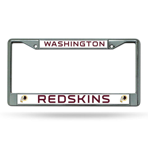 Washington Redskins Nfl Chrome License Plate Frame