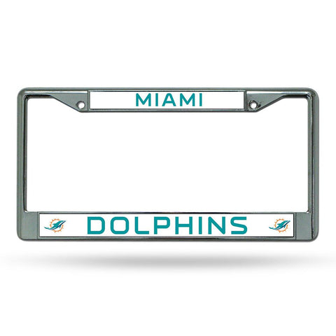 Miami Dolphins NFL Chrome License Plate Frame