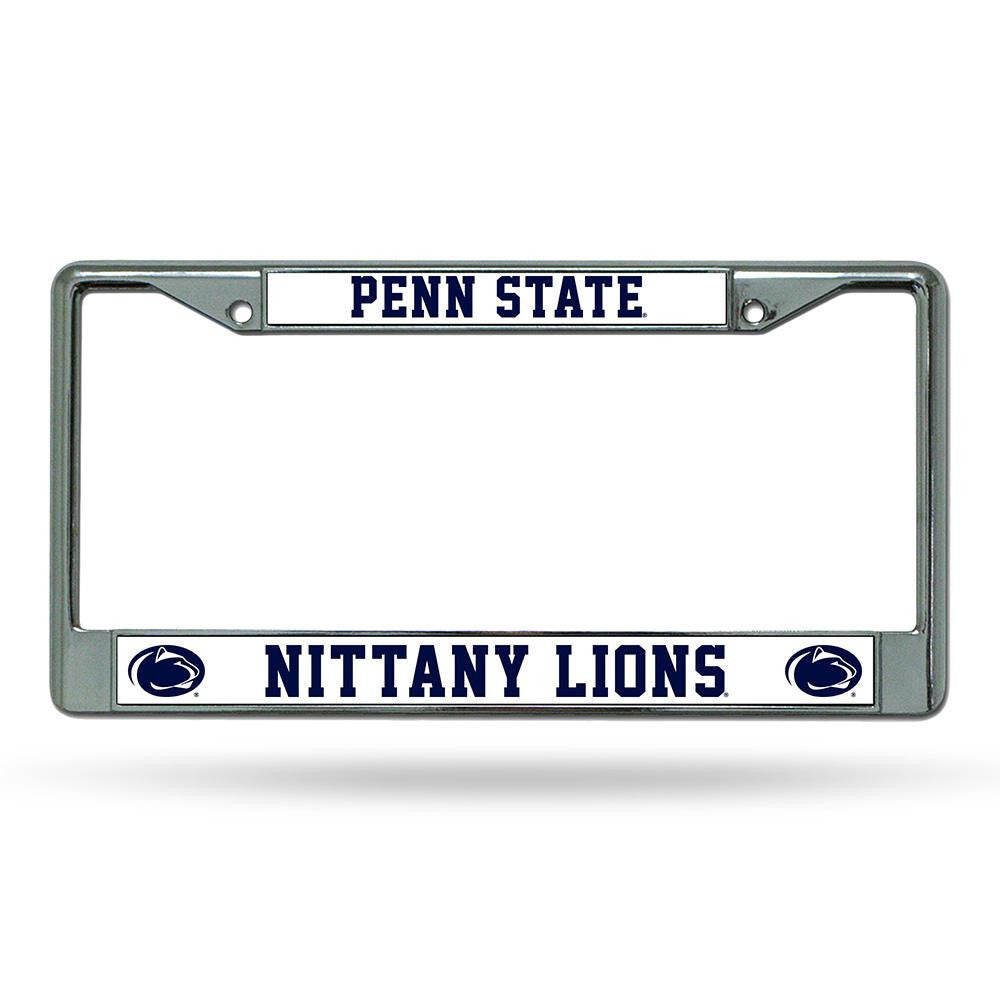 Penn State Nittany Lions Ncaa Chrome License Plate Frame