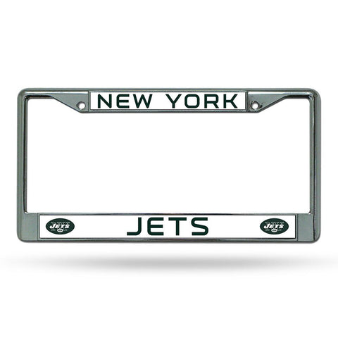 New York Jets NFL Chrome License Plate Frame