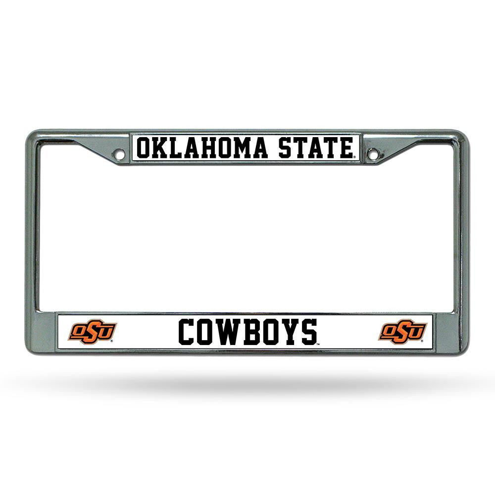 Oklahoma State Cowboys Ncaa Chrome License Plate Frame