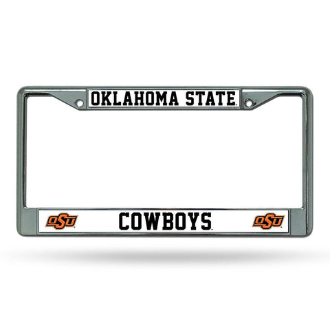 Oklahoma State Cowboys Ncaa Chrome License Plate Frame