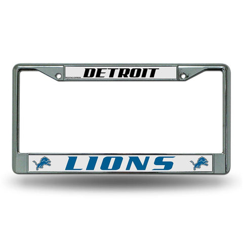 Detroit Lions NFL Chrome License Plate Frame
