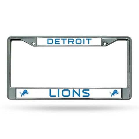 Detroit Lions Nfl Chrome License Plate Frame