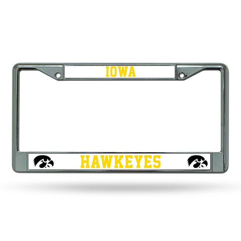 Iowa Hawkeyes Ncaa Chrome License Plate Frame