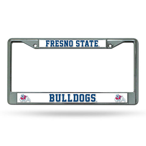 Fresno State Bulldogs Ncaa Chrome License Plate Frame