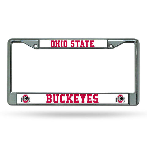 Ohio State Buckeyes Ncaa Chrome License Plate Frame