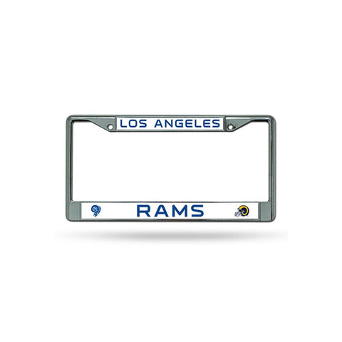 Los Angeles Rams Nfl Chrome License Plate Frame