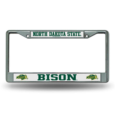 North Dakota State Bison Ncaa Chrome License Plate Frame