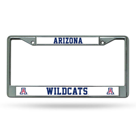 Arizona Wildcats Ncaa Chrome License Plate Frame