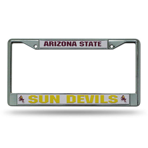 Arizona State Sun Devils Ncaa Chrome License Plate Frame