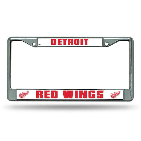 Detroit Red Wings NHL Chrome License Plate Frame