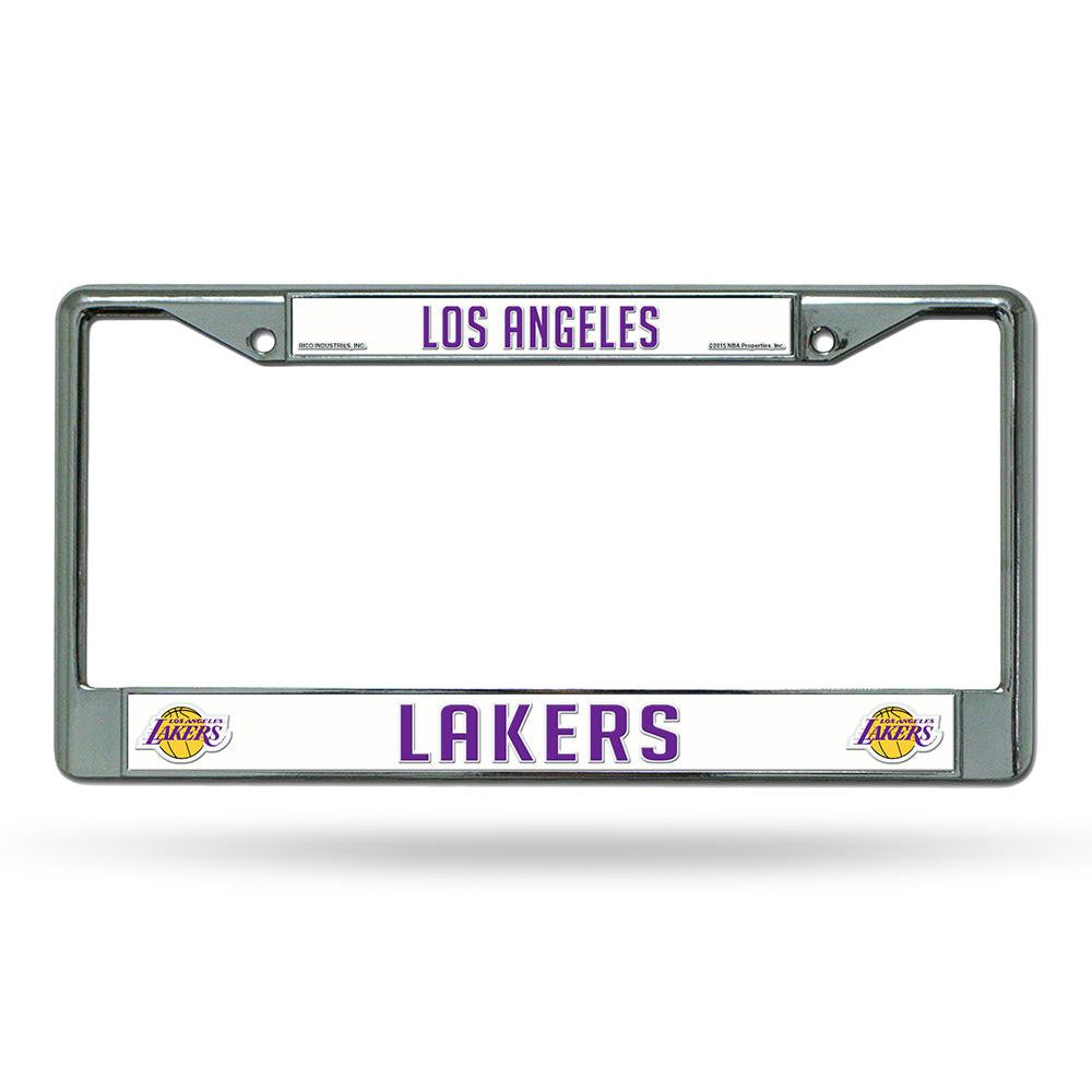 Los Angeles Lakers NBA Chrome License Plate Frame