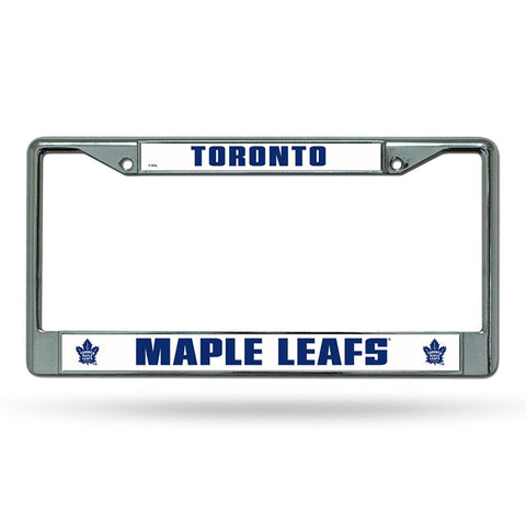 Toronto Maple Leafs Nhl Chrome License Plate Frame