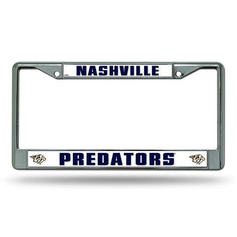 Nashville Predators NHL Chrome License Plate Frame