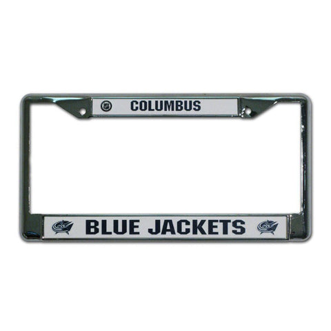 Columbus Blue Jackets NHL Chrome License Plate Frame