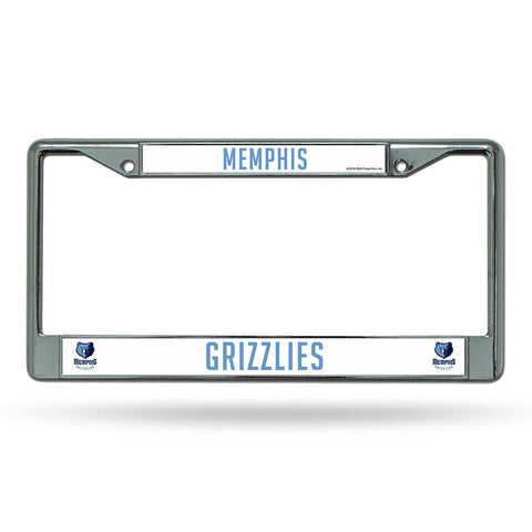 Memphis Grizzlies NBA Chrome License Plate Frame