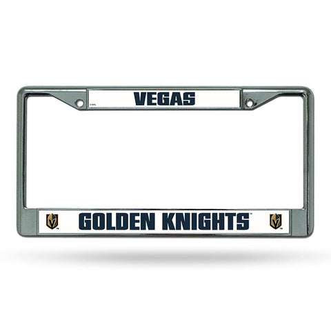 Vegas Golden Knights Nhl Chrome License Plate Frame