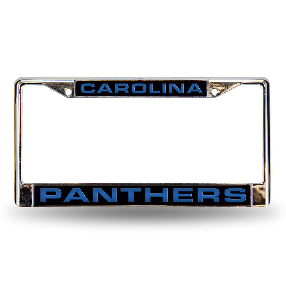 Carolina Panthers NFL Laser Chrome Frame