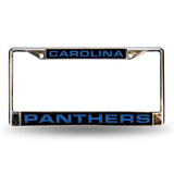 Carolina Panthers NFL Laser Chrome Frame