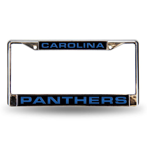 Carolina Panthers NFL Laser Chrome Frame