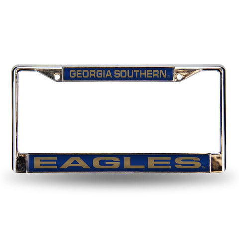 Georgia Southern Eagles Ncaa Laser Chrome License Plate Frame