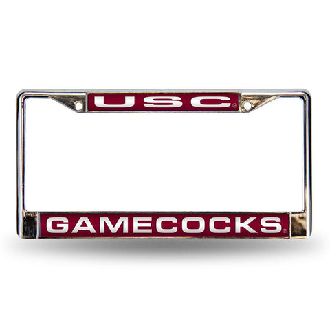 South Carolina Gamecocks Ncaa Chrome Laser Cut License Plate Frame