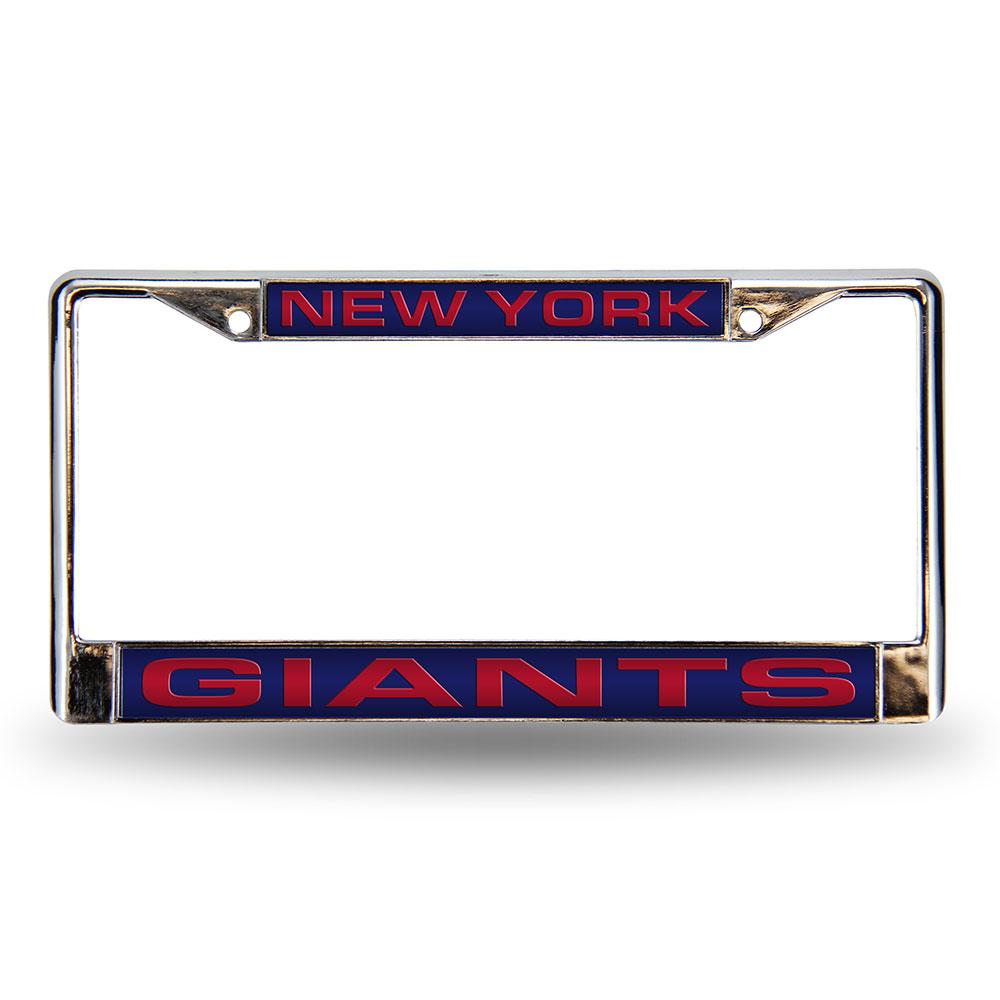 New York Giants NFL Laser Chrome Frame