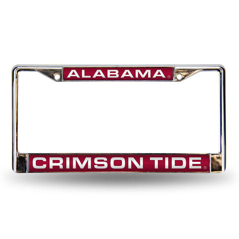Alabama Crimson Tide Ncaa Chrome Laser Cut License Plate Frame