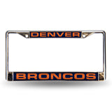 Denver Broncos NFL Laser Chrome Frame