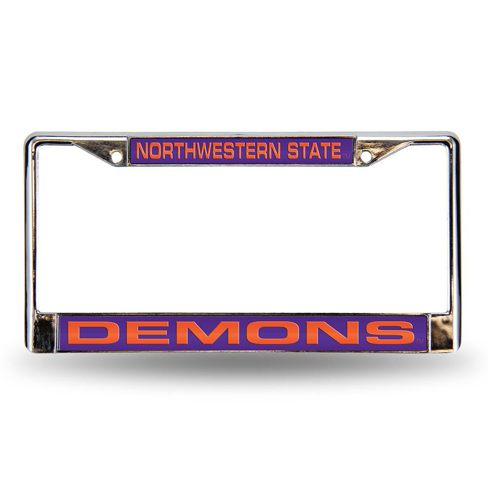 Northwestern State Demons Ncaa Laser Chrome Frame