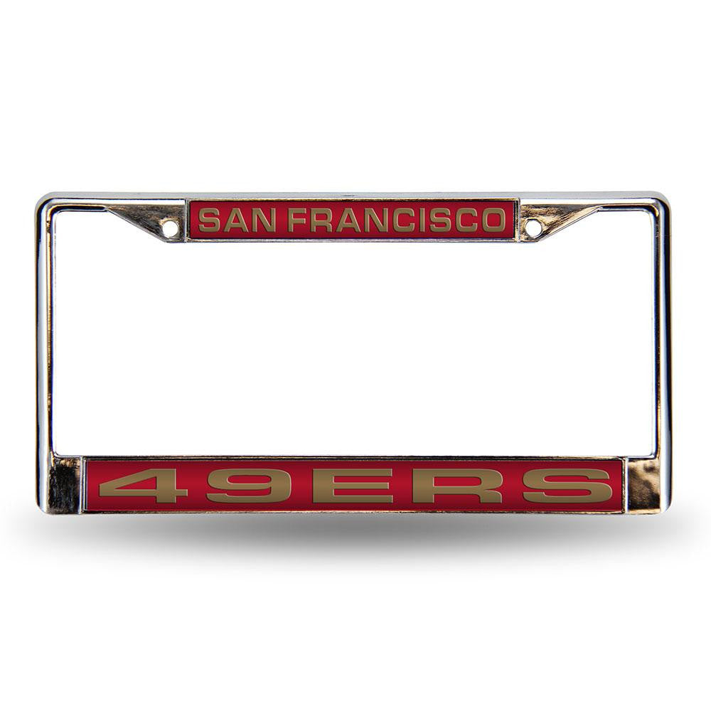 San Francisco 49ers NFL Laser Chrome Frame