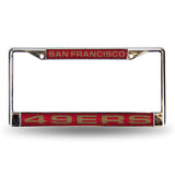 San Francisco 49ers NFL Laser Chrome Frame