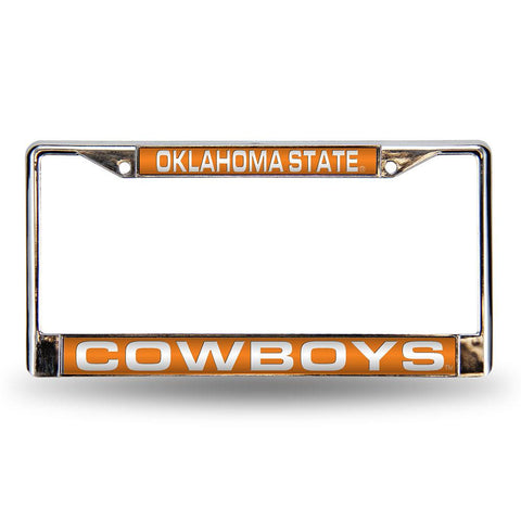 Oklahoma State Cowboys Ncaa Laser Chrome Frame