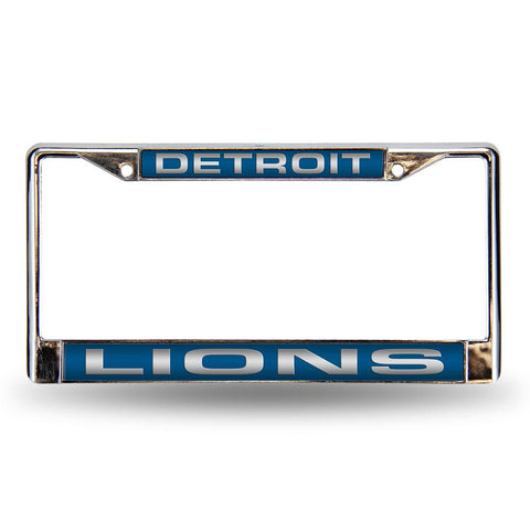Detroit Lions NFL Laser Chrome Frame