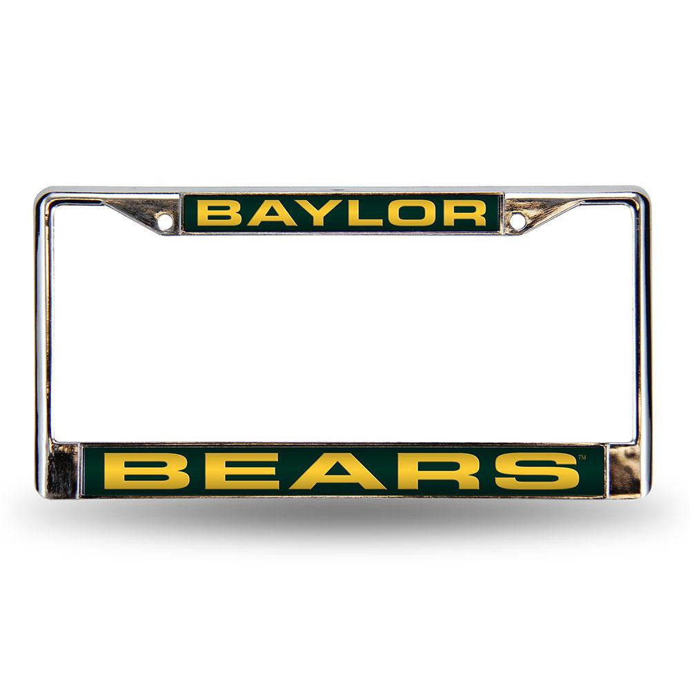 Baylor Bears Ncaa Chrome Laser Cut License Plate Frame