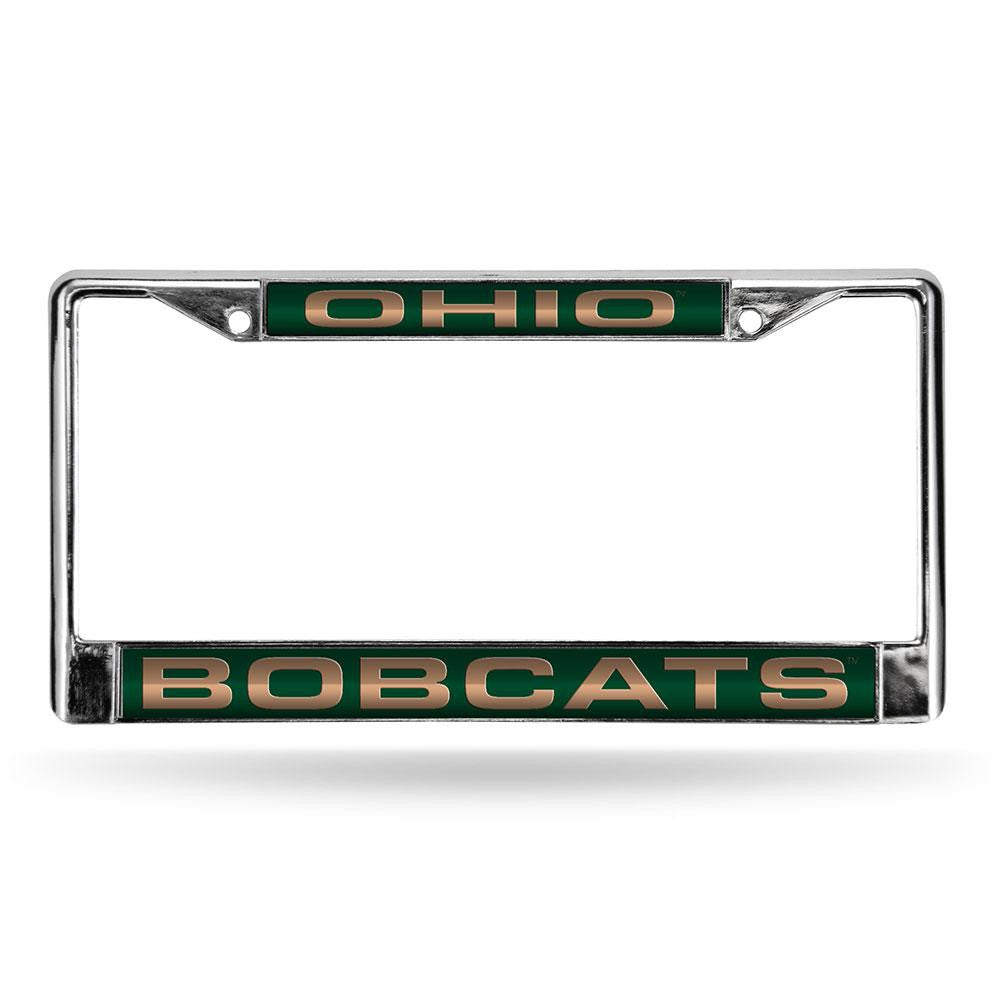 Ohio Bobcats Ncaa Chrome Laser Cut License Plate Frame