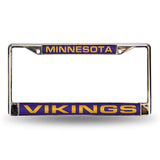 Minnesota Vikings NFL Laser Chrome Frame