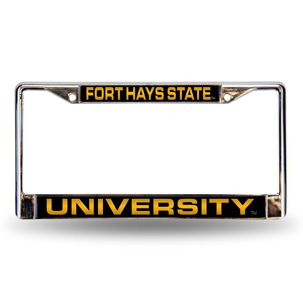 Fort Hays State Tigers Ncaa Chrome Laser Cut License Plate Frame