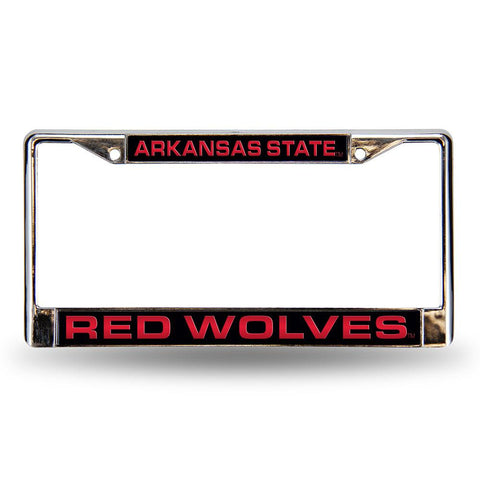 Arkansas State Red Wolves Ncaa Laser Chrome Frame