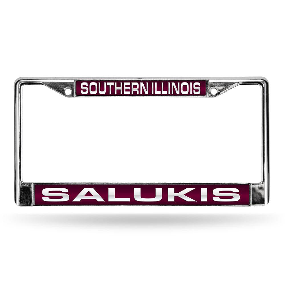 Southern Illinois Salukis Ncaa Chrome Laser Cut License Plate Frame