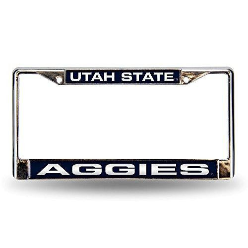 Utah State Aggies Ncaa Laser Chrome Frame