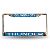 Oklahoma City Thunder NBA Laser Chrome Frame