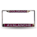 Colorado Avalanche NHL Laser Chrome Frame