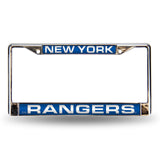 New York Rangers NHL Laser Chrome Frame